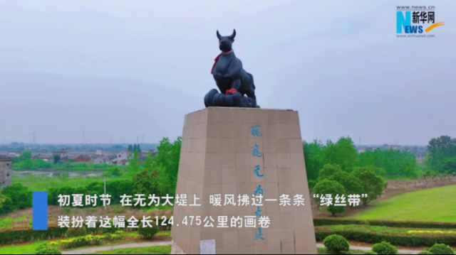 【“飞阅”中国】柳绿江堤藏画景