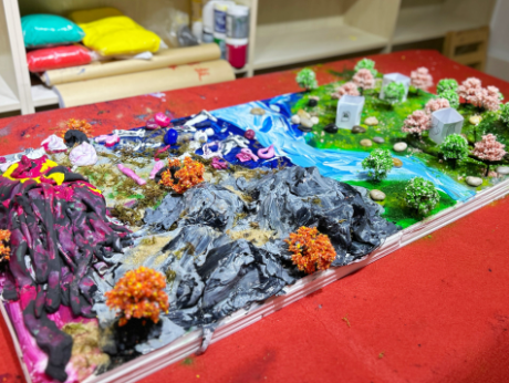 深圳龙华开展环保志愿者绘画活动