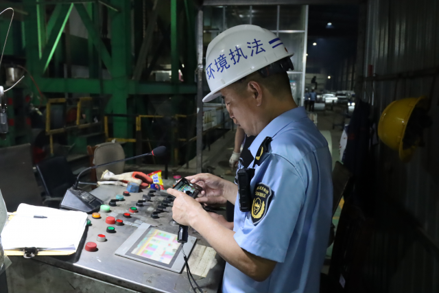 中国环境APP滨州博兴分局开展突击夜查 中国环境APP滨州博兴分局开展突击夜查