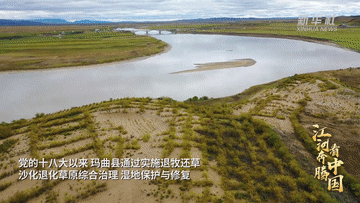 江河奔腾看中国·黄河行|甘肃玛曲:构筑生态屏障 涵养黄河水源 江河奔腾看中国·黄河行|甘肃玛曲:构筑生态屏障 涵养黄河水源