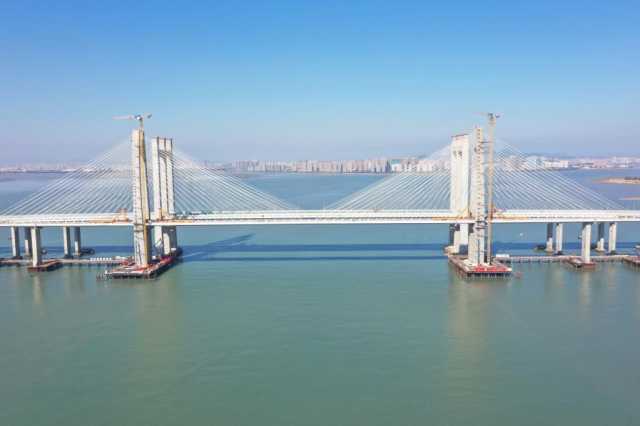 新时代之桥丨湛蓝·福建泉州湾跨海大桥