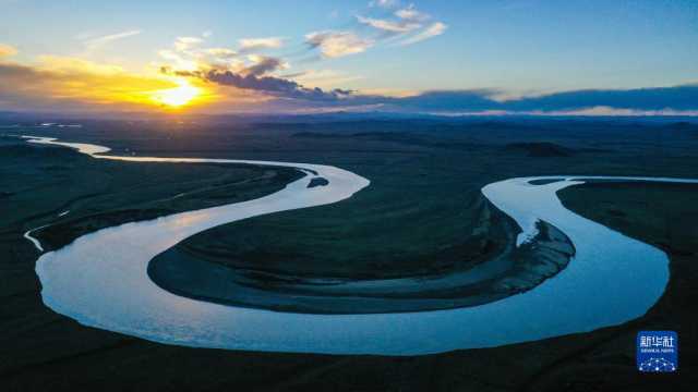 瞰黄河上游湿地秋韵 瞰黄河上游湿地秋韵