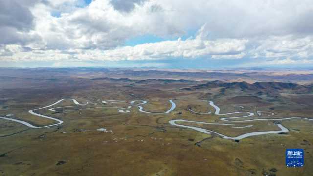 瞰黄河上游湿地秋韵 瞰黄河上游湿地秋韵
