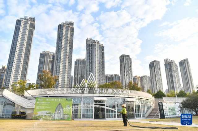 新华全媒+丨武汉青山江滩：旧工业码头的绿色蝶变