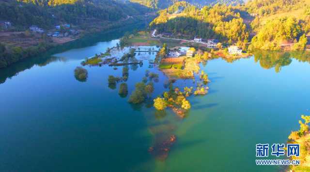 【“飞阅”中国】初冬湖北唐崖河 满屏浪漫诗意 【“飞阅”中国】初冬湖北唐崖河 满屏浪漫诗意