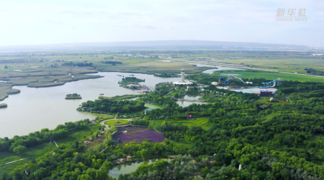 新华全媒+|来看西北“国际湿地城市”的湖光水色 新华全媒+|来看西北“国际湿地城市”的湖光水色