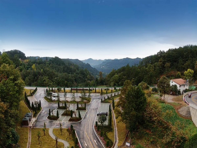 四川省首条红色乡村示范路，正式通车！